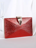 Women's Clutch Bags Polyester for Evening Bridal Wedding Party with Chain Solid