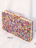 Women's Evening Bag Clutch Bags Polyester Wedding Party Lightweight Color Block