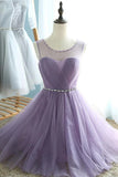 A-line Simple Sweetheart Lace Up Pleats Homecoming Dresses