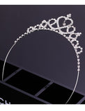 Frozen Fairytale Princess Elsa Crown Crystal tiara Girls' Movie Cosplay Cosplay Halloween Silver Halloween Masquerade Crown