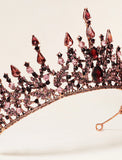 Crown Tiaras Headbands Headpiece Rhinestone Alloy Wedding Party Evening Retro Sweet With Crystal