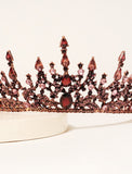 Crown Tiaras Headbands Headpiece Rhinestone Alloy Wedding Party Evening Retro Sweet With Crystal