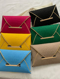 Women's Clutch Bags PU Leather for Bridal Wedding Party Breathable Durable Solid Color