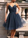 A Line V Neck Short Prom Dresses Formal Homecoming Dresses