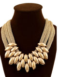 Women's Jewelry Bib necklace Layered Twisted Statement Ladies Luxury Work Elegant Casual Jewelry / Screen Color For Party Special Occasion Daily