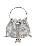 Women's Evening Bag Bucket Bag Clutch Bags for Evening Wedding Party with Crystals Large Capacity