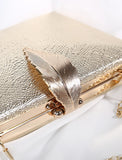 Women's Clutch Bags Polyester for Evening Bridal Wedding Party with Chain Solid