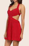 Straps V Neck Sexy Prom Dress Cocktail Dress