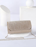 Women's Clutch Evening Bag Wristlet Clutch Bags PU Leather Party Daily Chain Large Capacity Lightweight Durable Solid Color