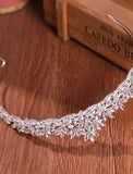 Crown Tiaras Headbands Headpiece Rhinestone Alloy Wedding Party / Evening Retro Sweet With Crystal