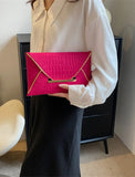 Women's Clutch Bags PU Leather for Bridal Wedding Party Breathable Durable Solid Color