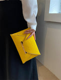 Women's Clutch Bags PU Leather for Bridal Wedding Party Breathable Durable Solid Color