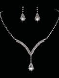 1 set Jewelry Set Drop Earrings For Women's Synthetic Diamond Wedding Party Gift Rhinestone Vintage Geometrical Link / Chain Drop Teardrop