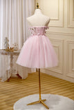 A-line Tulle Short Homecoming Dress