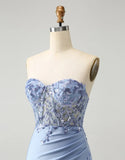 Sequined Appliques Corset Homecoming Dress