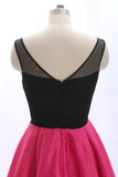 Straps Black Mini Prom Homecoming Dress