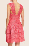 Straps High Neck Lace Prom Homecoming Dress Cocktail Dress