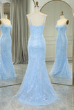 Mermaid Long Prom Dress With Sequined Appliques