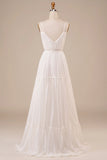 A-Line Long Wedding Dress