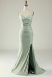 Mermaid Long Prom Dress with Slit