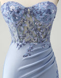 Sequined Appliques Corset Homecoming Dress