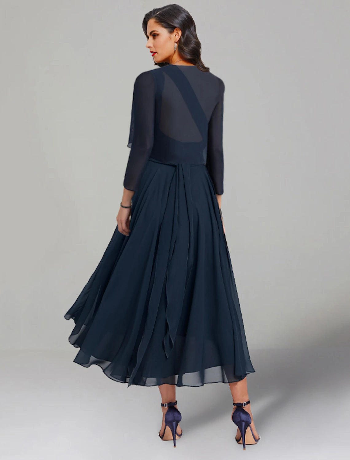 Two Piece ALine Wedding Guest Dresses Elegant Dress Cocktail Party Te