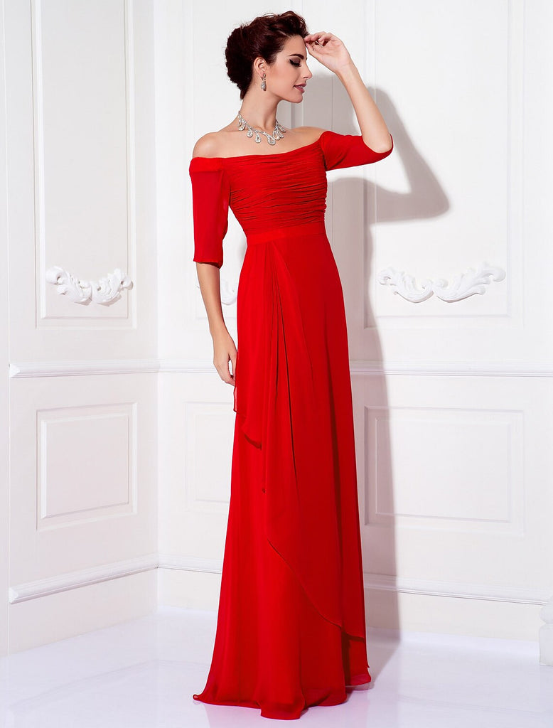 Shoulder-ruched Minimal Dress