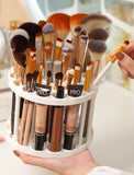 Air drying rack makeup brush bucket eyebrow pencil powder paint portable eye shadow brush large capacity cosmetics storage
