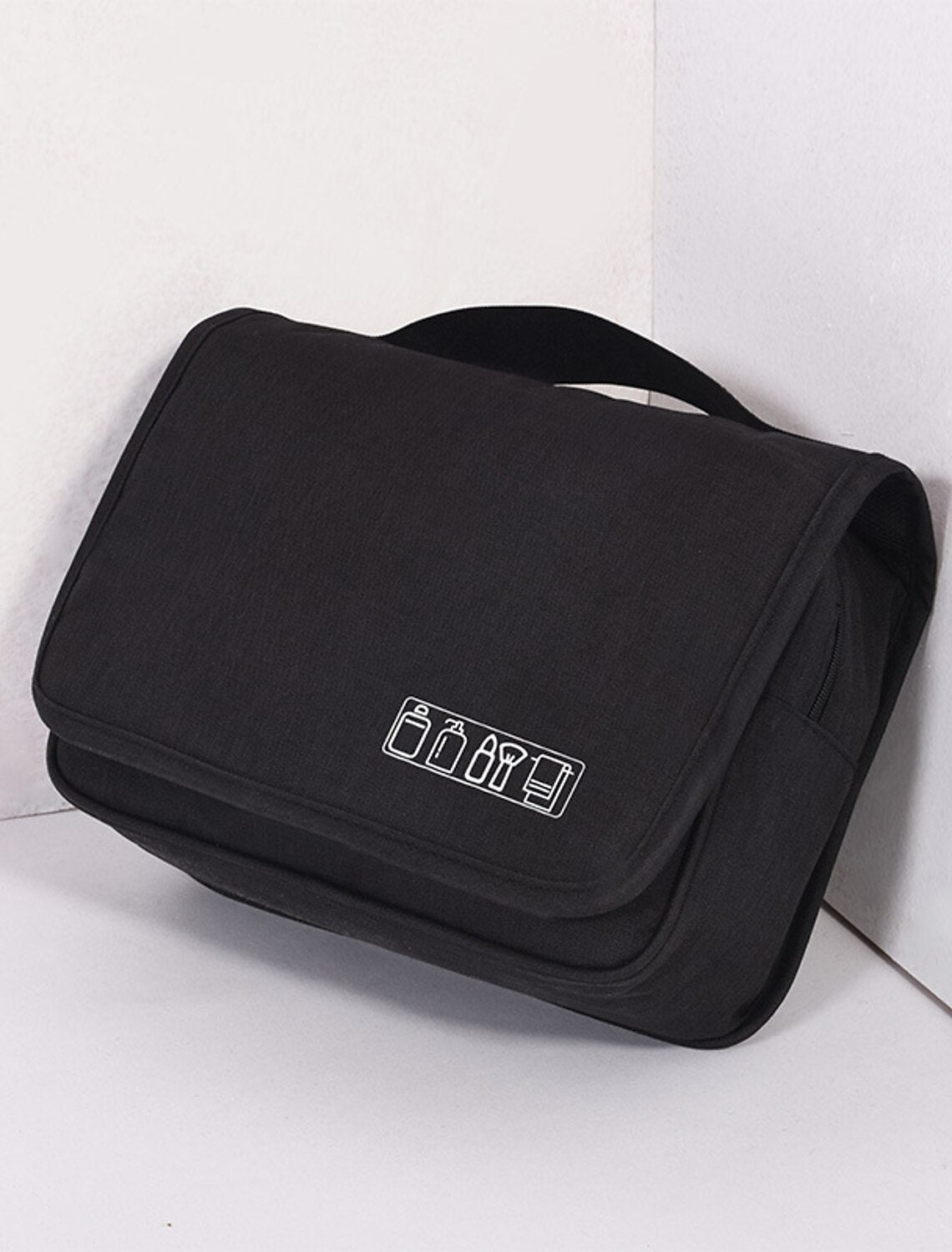 Toiletry Bag for Men, Travel Toiletry Organizer Dopp Kit Water-resistant Shaving Bag for Toiletries Accessories, Black