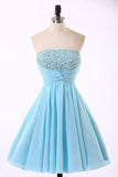 A-line Chiffon Homecoming Dresses