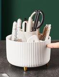 Rotating Cosmetic Brush Storage Cylinder Cosmetic Shelf