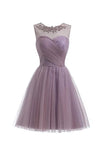 Sweetheart Tulle Homecoming Dresses Short Prom Dresses