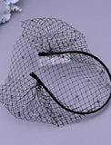 One-tier Stylish / European Style Wedding Veil Blusher Veils / Birdcage Veils with Crystals / Rhinestones Tulle