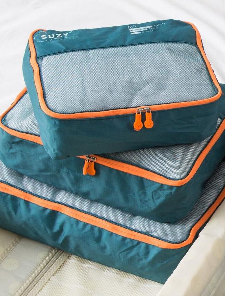 7pcs/set Travel Storage Bag Portable Suitcase Finishing Bag Clothing S – BL Dress