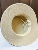 Fascinators Hats Headwear Acrylic / Cotton Straw Straw Hat Sun Hat Holiday Beach Elegant Simple With Bows Crystals Headpiece Headwear