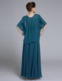 A-Line Mother of the Bride Dress Wrap Included Sweetheart Ankle Length Chiffon Sleeveless yes with Ruched Sequin