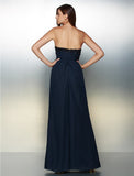 Jumpsuits Chic & Modern Dress Wedding Guest Floor Length Sleeveless Strapless Chiffon with Bow(s) Beading