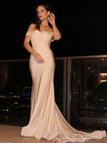 Off-the-Shoulder Prom Dresses long