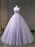 Ball Gown Prom Dresses Minimalist Dress Formal Floor Length Sleeveless Spaghetti Strap Tulle Backless with Pleats Strappy